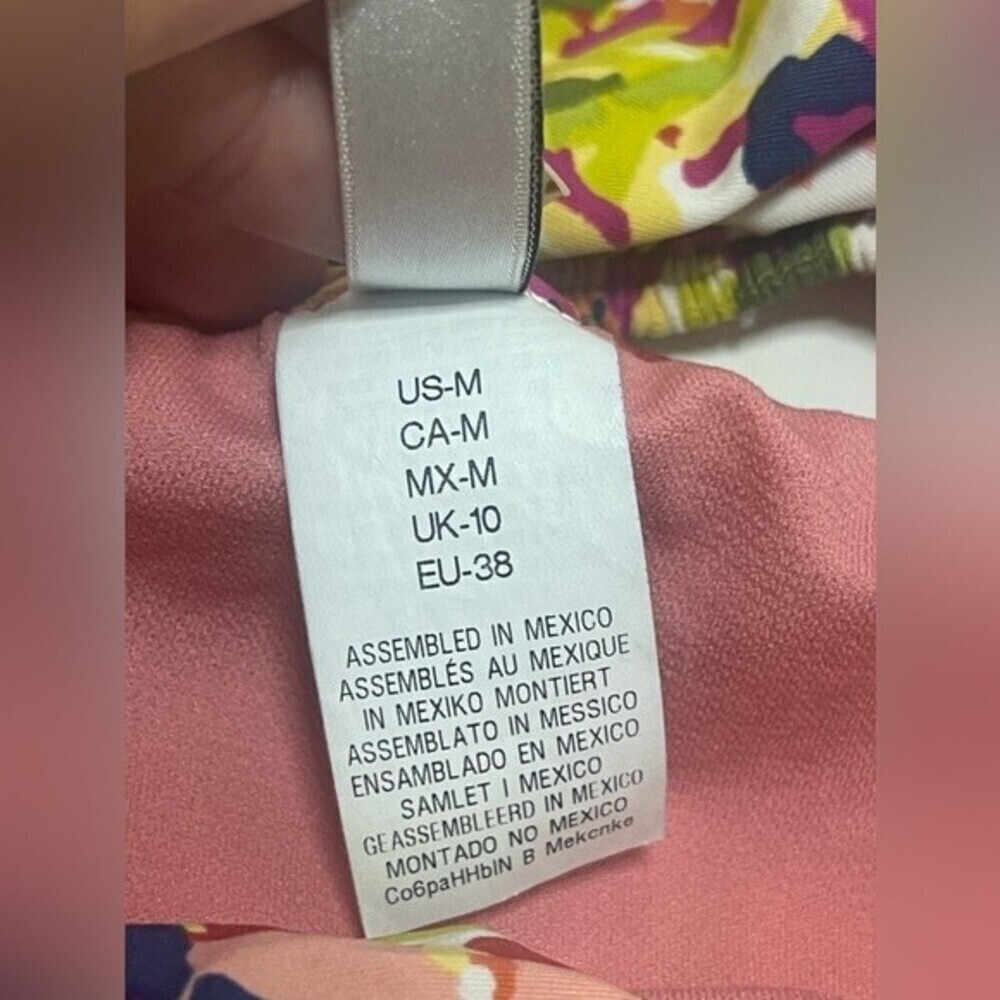 Lucky Brand Desert Oasis Medium Bandeau with Straps Bikini - Picture 5 of 10